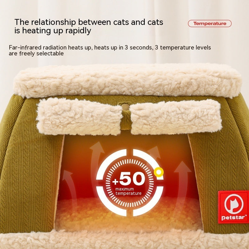 Winter Thermal Electric self warming cat bed