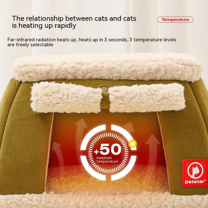 Winter Thermal Electric self warming cat bed