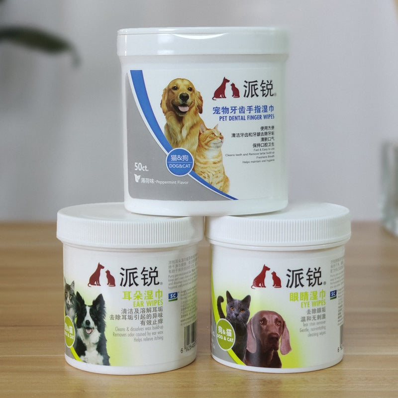 Pet Wipes for Clean Teeth Ear And Eye