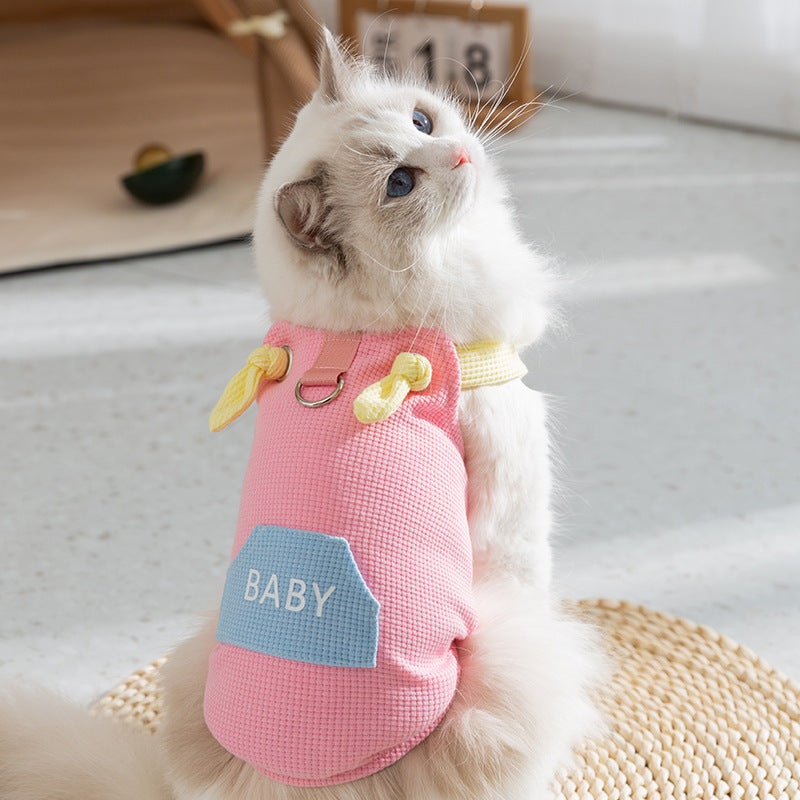 Macaron Pocket Traction Sling Cat Vest