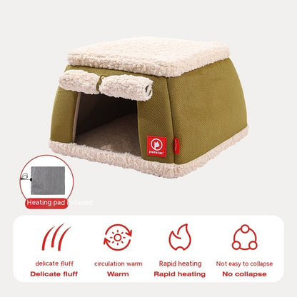 Winter Thermal Electric self warming cat bed