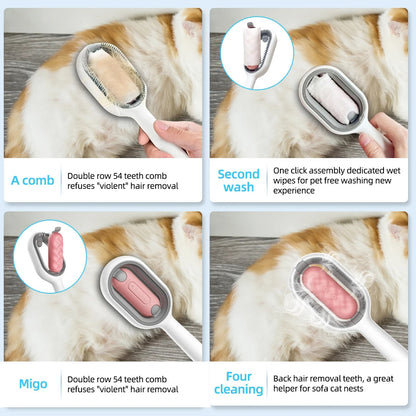 Cat Grooming Double-Sided Hair Removal Brush