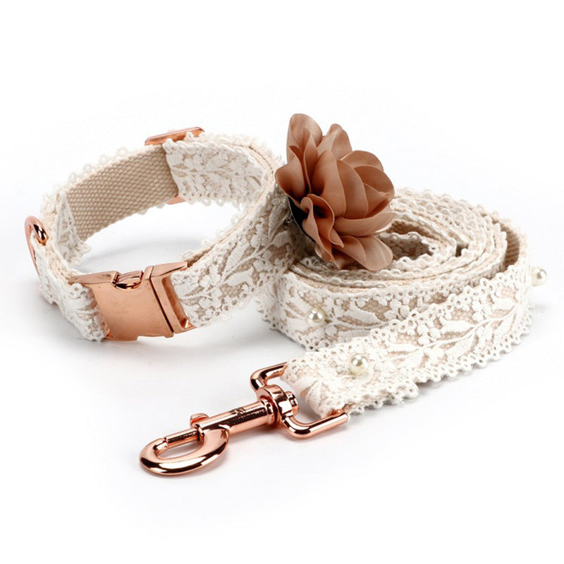 Lace Flower Pet Harness for Cats and Dogs