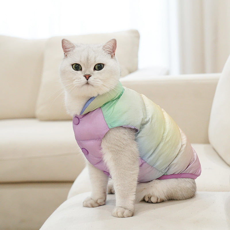 Colorful Bubble cat Vest