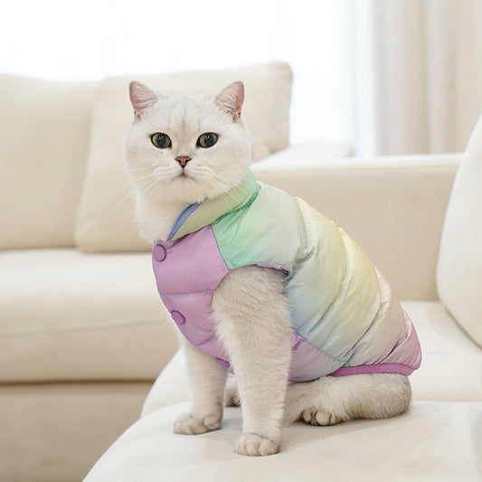 Colorful Bubble cat Vest