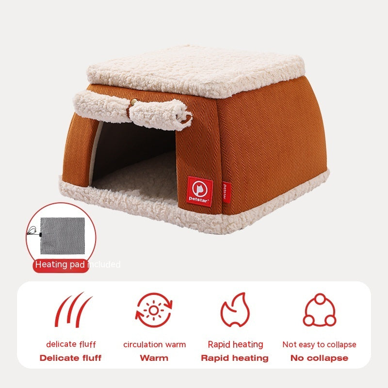 Winter Thermal Electric self warming cat bed