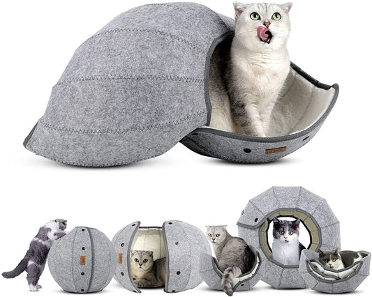 Foldable Cats and Dogs Tunnel Toy