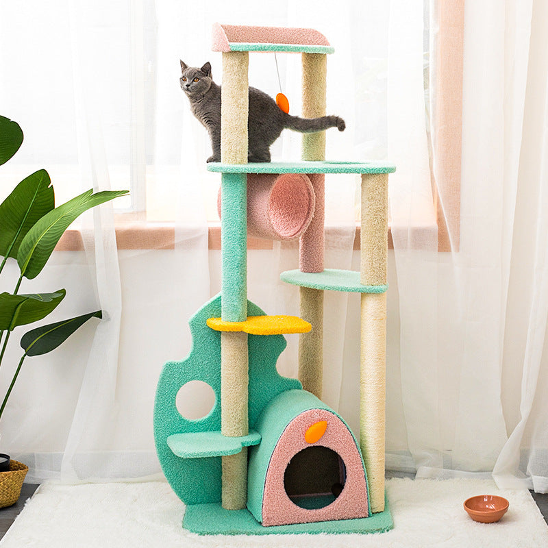 Cat Tree House - Color Rainforest Series