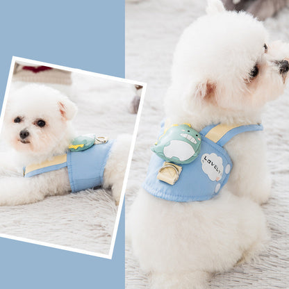 Comfortable, breathable, and stylish harness designed for small to medium pets