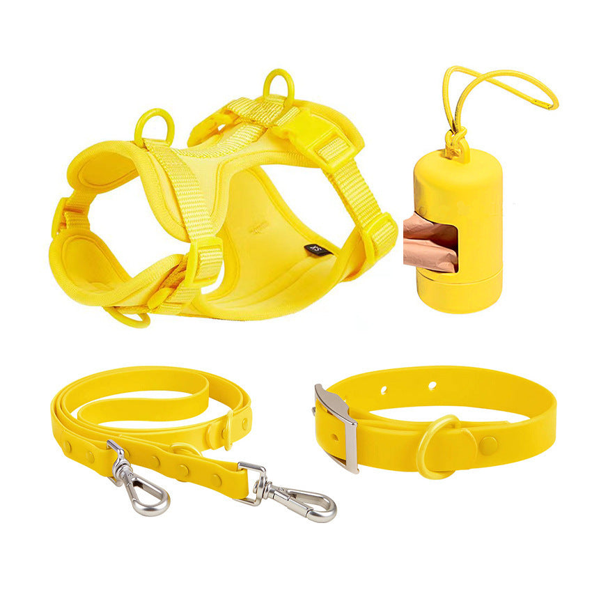 Adjustable Dog Collar, Harness Leash Set