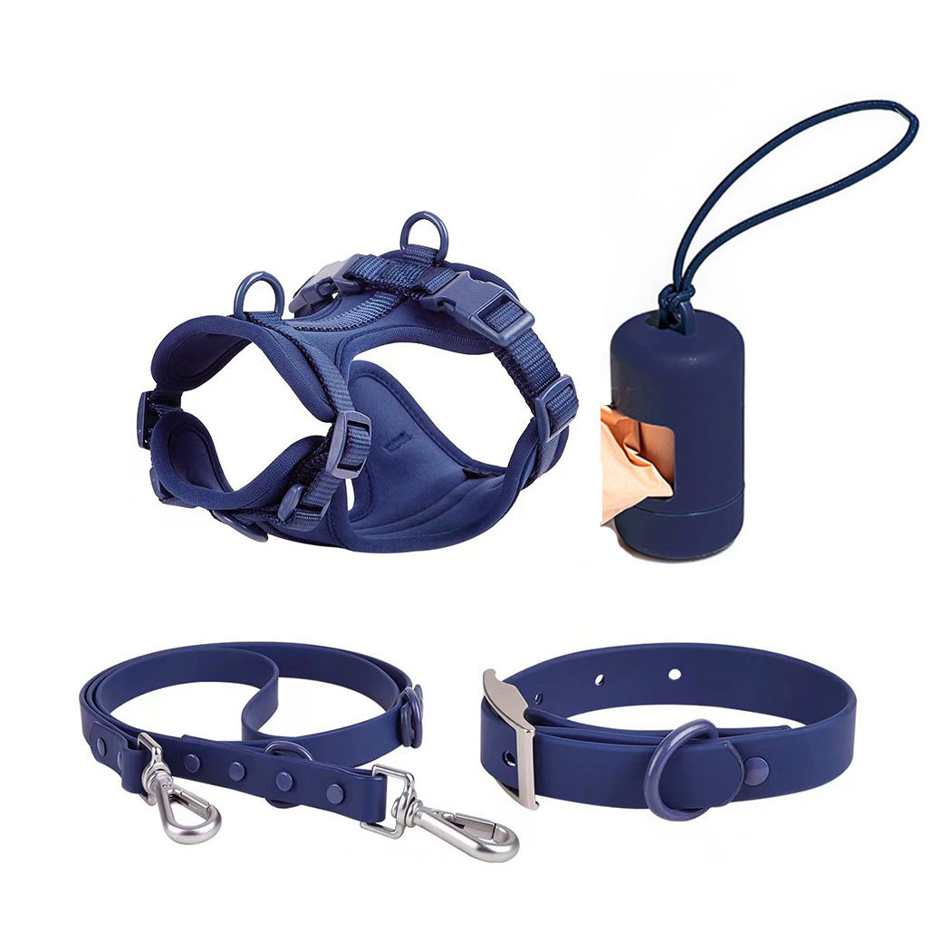 Adjustable Dog Collar, Harness Leash Set