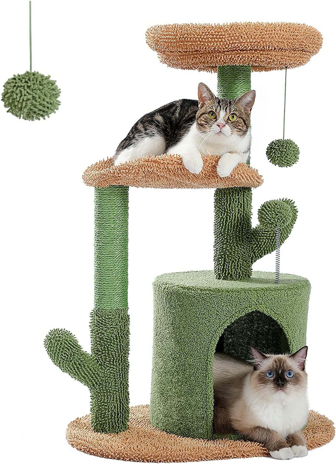 32-inch Cactus Cat Climbing Tree