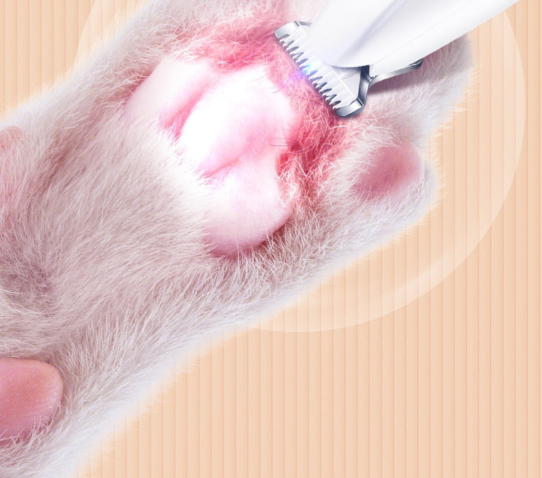 Waterproof LED Dog Paw Trimmer Grooming Clippers