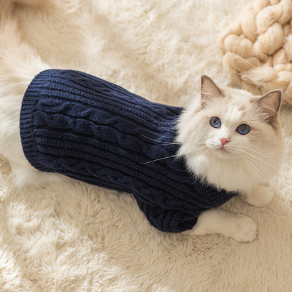 Casual Simple And Warm Cat Sweater