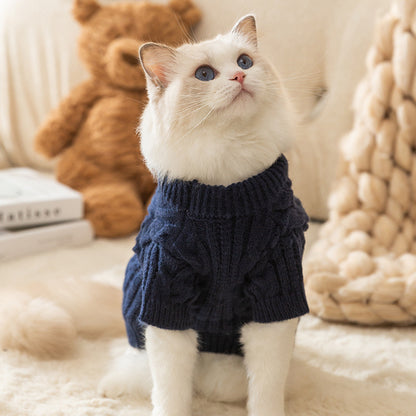 Casual Simple And Warm Cat Sweater