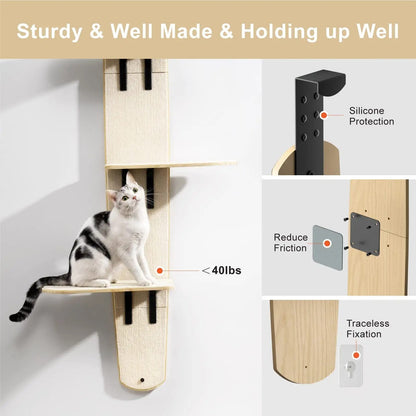 climber door shelves for cats