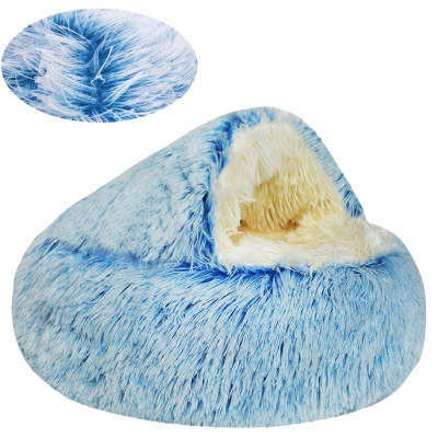 Comfortable Washable Round Shape Winter Bed For Cats