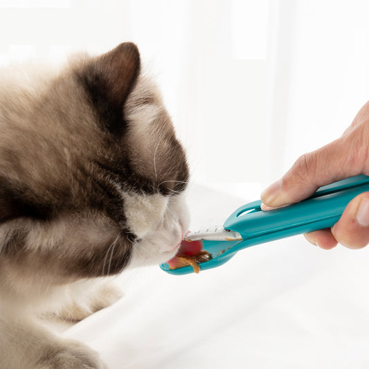 The Hot Cat Strip Spoon Feeder