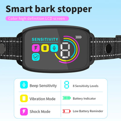 Smart Anti Barking Rechargeable Dog Collar