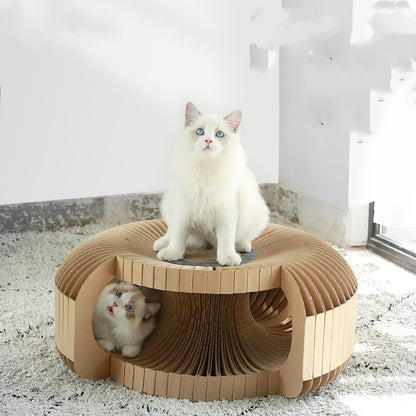 Cardboard Cat Tunnel & Cat Scratcher Tunnel