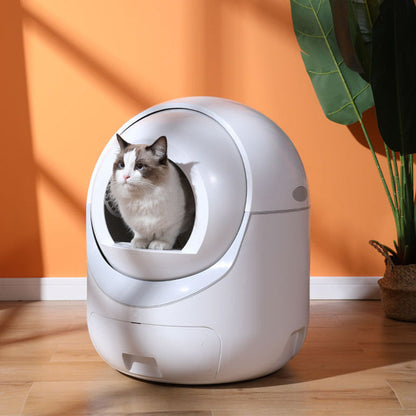 Fully Automatic Cat Litter Box Hassle-Free Cleanliness