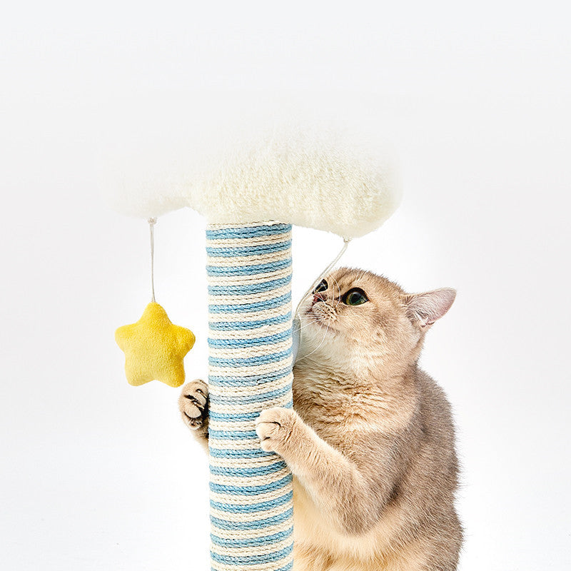 cloud style cat scratching post