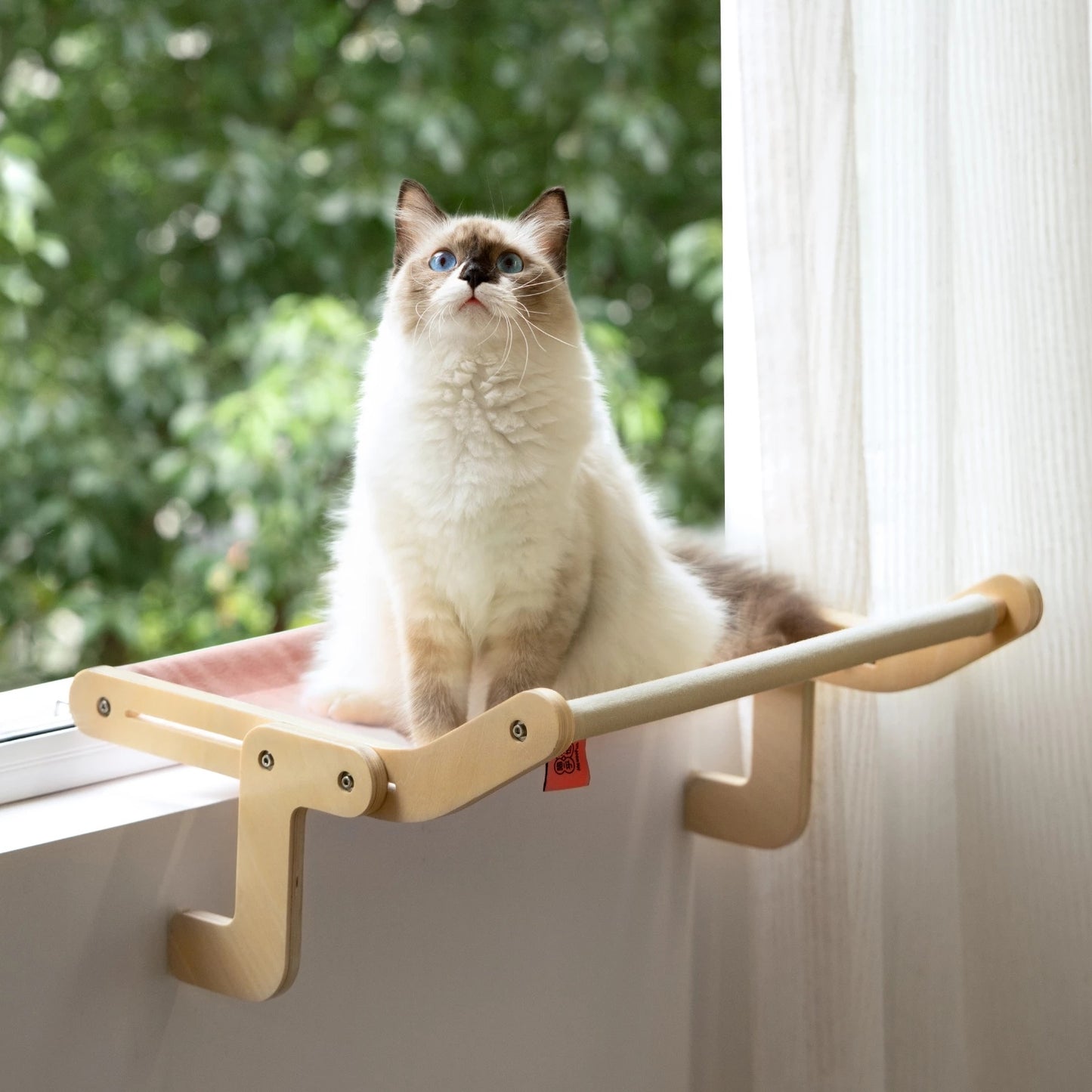 Cat Window Perch - Wooden Assembly Hanging Bed