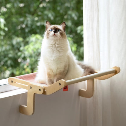 Cat Window Perch - Wooden Assembly Hanging Bed