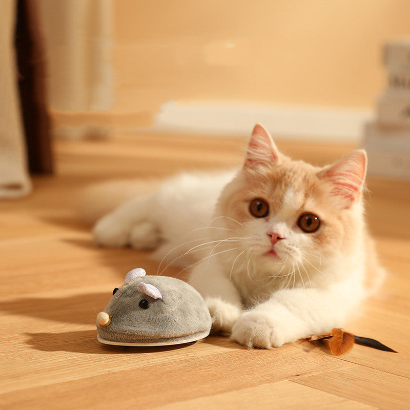 Self Moving Robotic Mouse Interactive Cat Toy