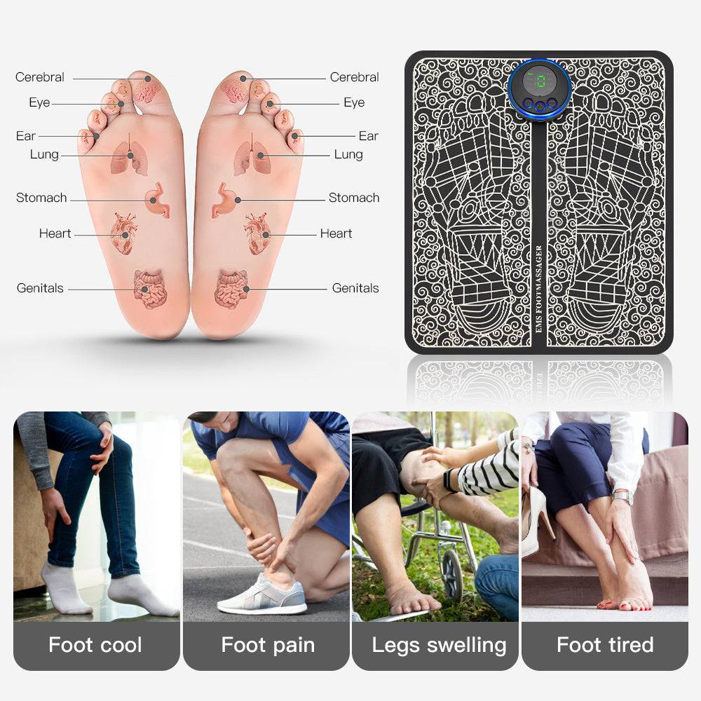 EMS Physiotherapy Foot Massage Pad