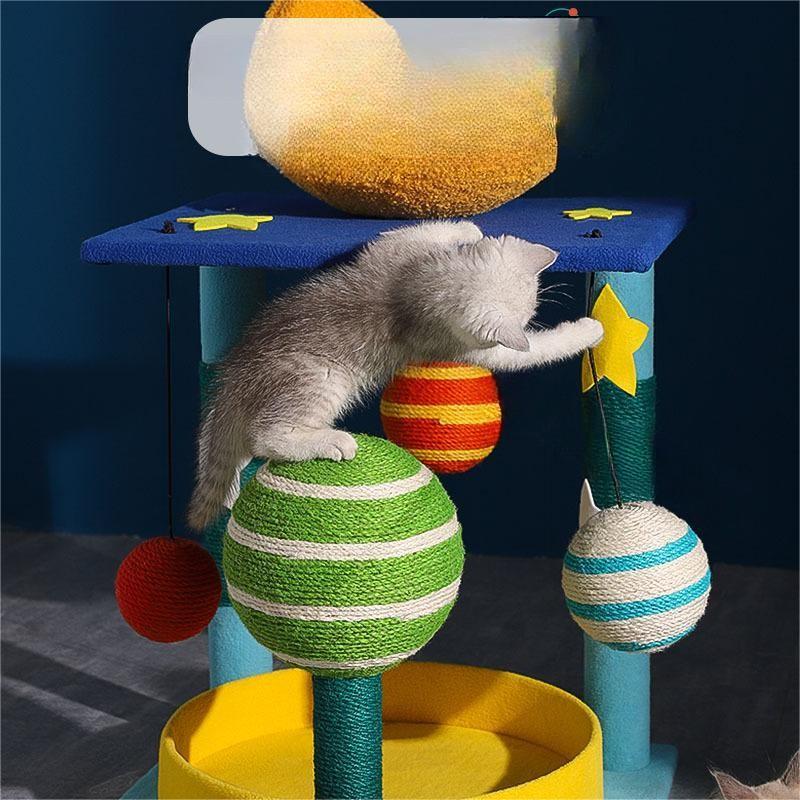 Luxury Cat Tree House - Color Rainforest Series