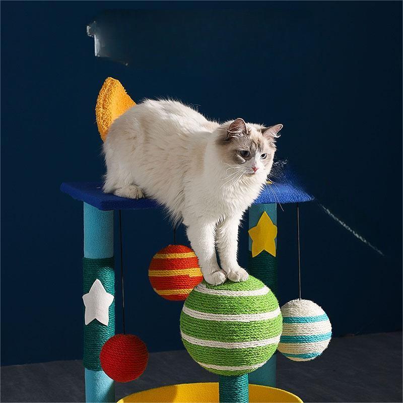 Luxury Cat Tree House - Color Rainforest Series