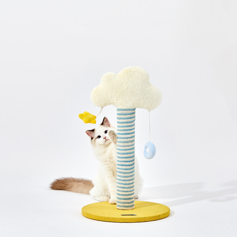 small cloud style cat scratcher