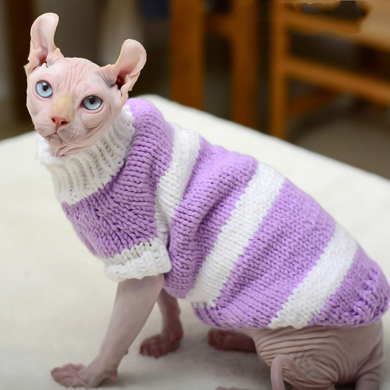 sphynx hairless cat sweater for cat