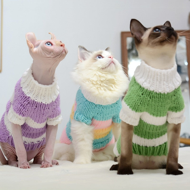 sphynx hairless cat sweater for cats